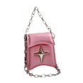 thumbnail image 2 of Bolso bandolera pequeño para mujer, cartera ligera de moda, mini bolso de hombro Rosa, 2 of 8
