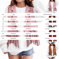 thumbnail image 4 of Coerni Girls Fringe Vest Notched Collar Faux Suede Tassel Gilet Sleeveless Open-Front Leather Jacket Halloween Hippie Party Cowgirl Waistcoat, 4 of 7