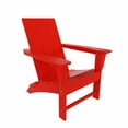 thumbnail image 4 of WestinTrends Ashore All-Weather Poly Lumber Adirondack Chairs, Foldable Modern Farmhouse Design, Outdoor Patio Seating, Red, 4 of 9