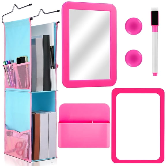 Hanging Locker Organizer Set for Back to School Students 6 Piece
