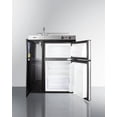 thumbnail image 4 of 30 Inches Wide All-In-One Kitchenette, stainless steel/black, 4 of 5