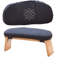 thumbnail image 1 of Mindful Modern Pro Bamboo Meditation Bench, Wood Frame Foldable w/Cushion, 1 of 7