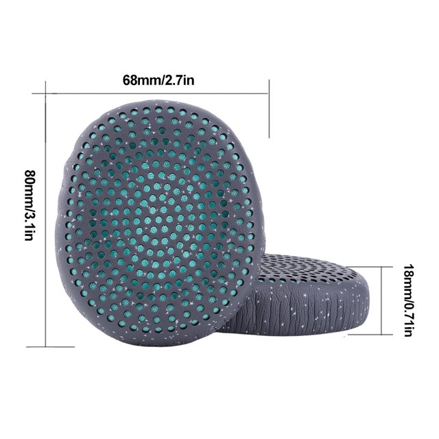 Almohadillas de repuesto DQrwqpou para auriculares de cuero proteico para Skullcandy Riff