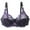 Purple, variant on Aoochasliy Bras for Women Clothes Soft with Steel Ring Solid Color Sexy Double Breasted Push Up Bra