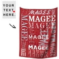 thumbnail image 3 of Custom Blanket Personalized Blankets and Throws Customized Blanket with Name for Baby Kids Adult Gifts for Christmas Birthday Valentines Day, 3 of 6