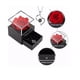 thumbnail image 3 of Flor Eterna Rosas Rojas Exquisita Caja Con Collar Y Regalo Luxuri A03IS, 3 of 4