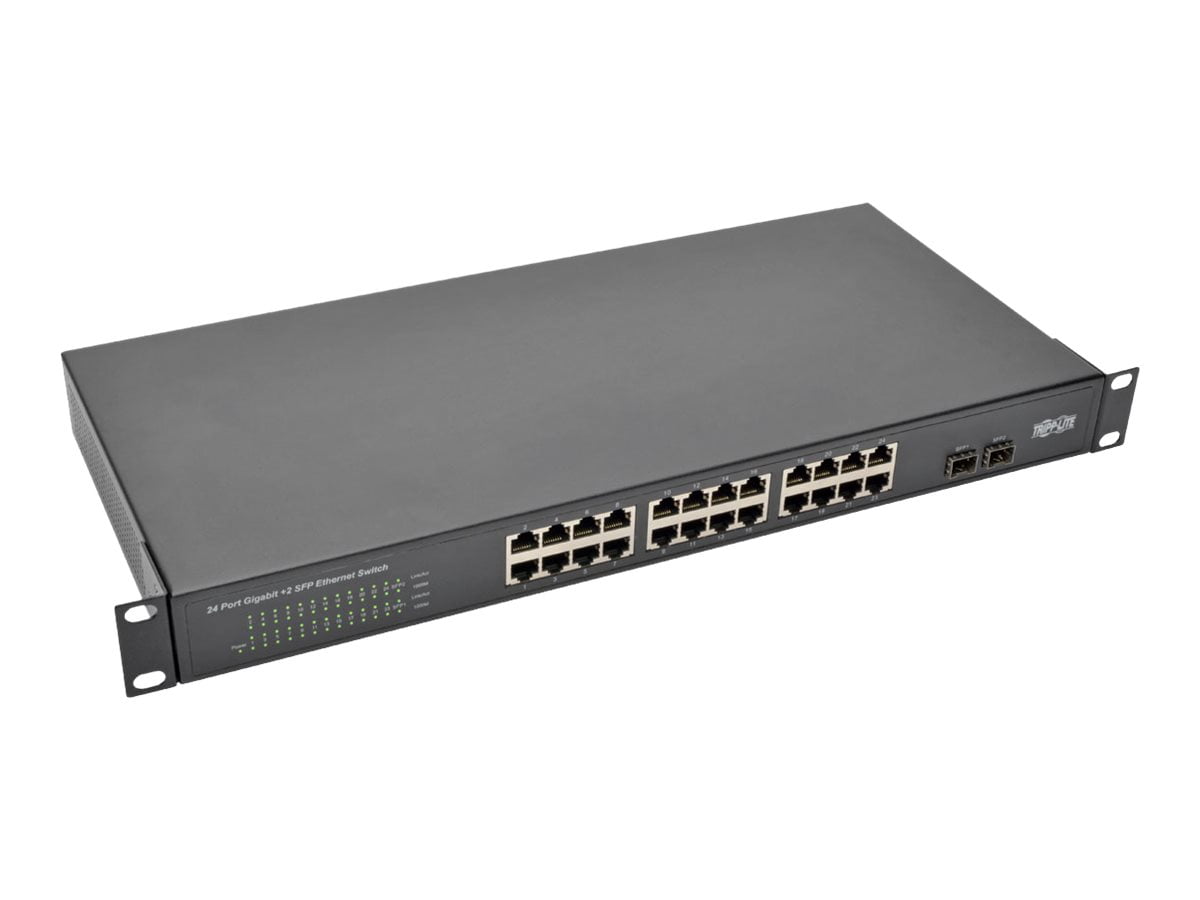 Tripp Lite 24Port 10/100/1000 Mbps 1U RackMount/Desktop Gigabit