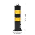 thumbnail image 4 of Parking Barrier Driveway Security Post Barrier Bollards Steel Parking Barrier, 4 of 4