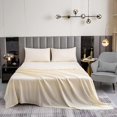 thumbnail image 1 of Ultra Soft Sheets-16 Deep Pocket- 1800 Thread Count Percale Egyptian Microfiber Bed Sheets Wrinkle, Fade and Stain Resistant Full Size Cream 4 Pieces, 1 of 4
