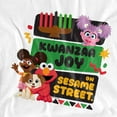 thumbnail image 2 of Sesame Street Kwanzaa Joy With Gabrielle And Elmo Women's T Shirt, White, Small, 2 of 6