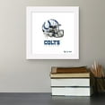 thumbnail image 3 of Gallery Pops NFL Indianapolis Colts - Drip Helmet Wall Art, White Framed Version, 12" x 12", 3 of 6