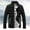 Grey, variant on EGNMCR Mens Puffer Jacket Winter Stand Collar Outdoor Keep Warm Thick Bubble Long Sleeve Jacket & Coats Sport Casual Outerwear Jacket