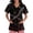Orange_006, variant on Domuza Halloween Themed Scrubs Shirts for Women Spooky Graphic Casual Soft Stretchy Short Sleeve V Neck T Shirts Breathable Nurse Uniforms Top with Pocket Orange M