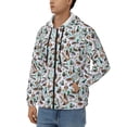 thumbnail image 3 of Kdxio Mallard Ducks Wild Birds1 Print Men Hoodies Casual Hoodies for Men with Zip Pockets Full Zip Long Sleeve Sweatshirt Sports Hooded Jacket-XX-Large, 3 of 5