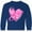 Royal Bue, variant on Inktastic Breast Cancer Awareness Pink Ribbon Around Heart Long Sleeve Youth T-Shirt