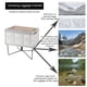 thumbnail image 5 of Soporte Caja Ygjytge Aluminio para Acampar Hierro Almacenamiento, 5 of 9