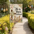 thumbnail image 1 of ddioayh Garden Flag Easter Bunny Egg Printed Outdoor Holiday Decoration Weather Resistant Standard Size For Yard Patio Entryway, 1 of 6