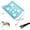 Blue, variant on 2-in-1 Foldable Pet Grooming Bed - Dog Grooming Table Alternative, Breathable Mesh Sling with Frame for Small Dogs & Cats, Nail Trimming Bathing