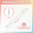 thumbnail image 2 of 12pcs Rollerball Pens 1.0mm, Musical Note Ball Point Pens Black Liquid Gel Ink Music Novelty Smooth Writing for Home Office Gifts, White, 2 of 5