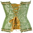 thumbnail image 3 of Femmes Corsets Bustiers Désossés Top Brodé Grande Taille, 3 of 8