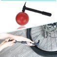 thumbnail image 3 of MasteelfCA 1PC Portable Bike Inflator Mini Type Mountain Bike Pump Air Pump Multi-purpose Inflator Pump for Bike Use (With Air Needle, Black), 3 of 8