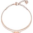 thumbnail image 2 of Swarovski Ginger Bangle Bracelet, Rose Gold Tone Finish, Clear Crystals, 2 of 4