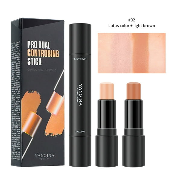 UHGEAX Liquids Foundation Skin Concealer Concealer Bb Cream Tattoo Cover up Makeup Highlight and Shadow Dual-Use Contouring Stick Two-In-One Concealer Silhouette Foundation Back to School Supplies