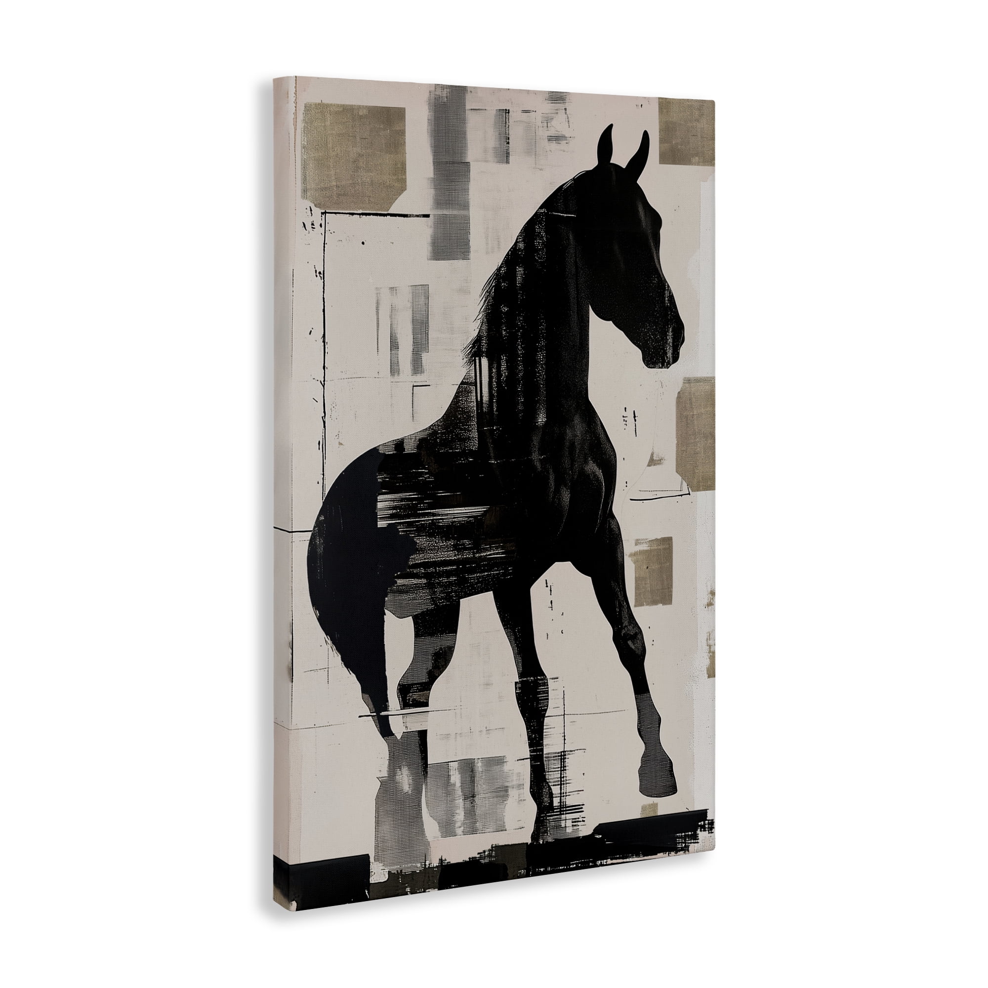 Equinity Horse Silhouette Canvas Wall Art, design by Annabelle Hall