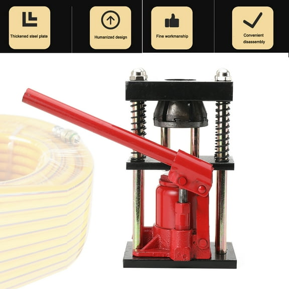 ECUTEE Manual Hydraulic Hand Tool Benchtop Hydraulic Bottle Jack Hose Crimper 13-20mm