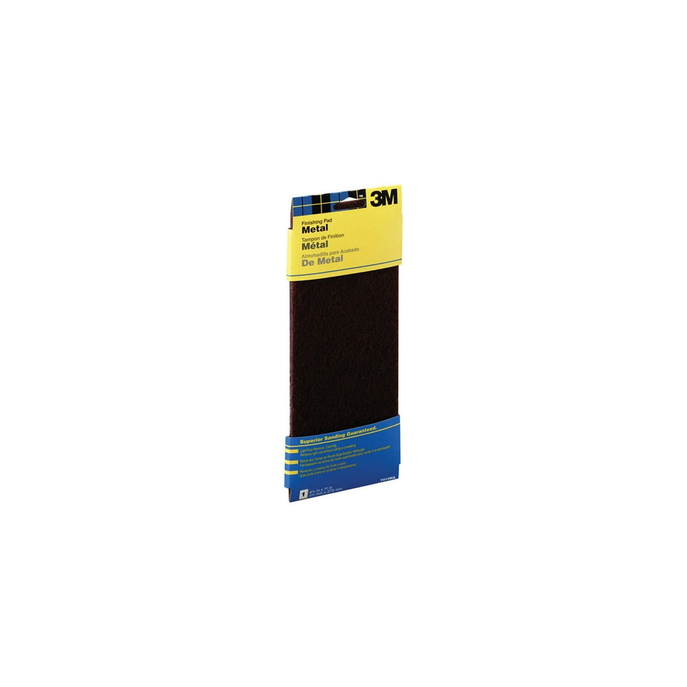 3M 11 in. L x 43/8 in. W Medium Heavy Duty Hand Sanding Pad Walmart