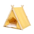 thumbnail image 1 of Multifunctional Pet Cat Dog House, Detachable And Washable, Ventilation Design, Easy To Clean, Wood And Cloth, Fashionable Appearance, For Home Use, 1 of 8