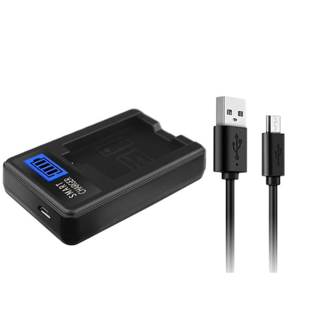 Lerpwige LP-E5 LPE5 LP E5 LCD USB Battery Charger for EOS Rebel XS Rebel T1i