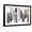Black Frame, variant on Art.com Blue Harmony Shapes Art Print by Tom Reeves, 18" x 12"