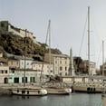 thumbnail image 2 of Blaustein, Alan 20x20 Black Ornate Wood Framed with Double Matting Museum Art Print Titled - Tuscany Harbor - 2, 2 of 4