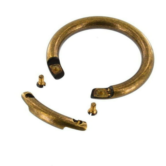 ORS Antique Brass, O-Ring, Opens with Screws, Solid Brass-LL, Multiple Sizes