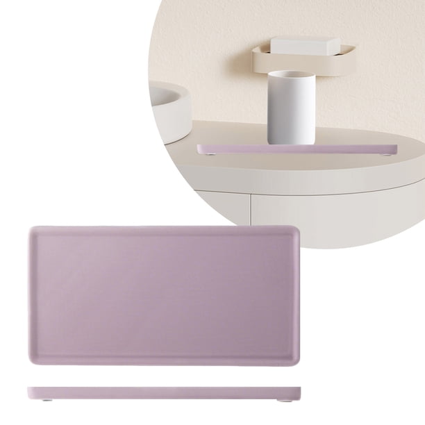 Bandeja De Cerámica Para Joyas Bandeja Rectangular Para El Baño Portacepillos De Dientes Y Organizador Para Tocador Y Baño