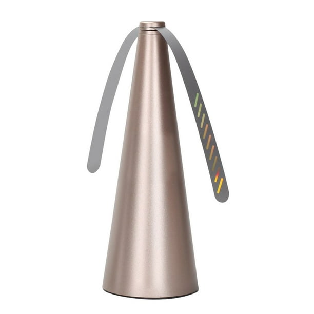Injueey Repelente de insectos y moscas para exteriores, barbacoa, Camping, cocina, de comedor, ventilador de Control de plagas, Protector eléctrico Repelente de insectos y plagas Oro Injueey HA059146-02