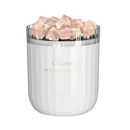 

TBOLINE Crystal Stone Air Humidifier Essential Oil LED Lamp Aroma Diffuser (White)