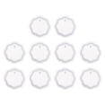 thumbnail image 1 of Uxcell 10 Pcs Moldes de Llaveros de Resina en Forma de Flor, Kit de Moldes de Silicona Epóxica con Agujero para Colgantes de Llaveros y Joyería, 1 of 5