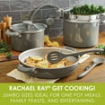 thumbnail image 5 of Rachael Ray Get Cooking 8 Piece Stackable Nonstick Pots and Pans Set, Gray, 5 of 10