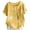 Z02##Yellow, variant on Yuanlook Linen Shirts for Women Crewneck Short Sleeve Summer Tops Button Down Floral Print T-Shirt Lightweight Beach Vacation Blouse S-XXL