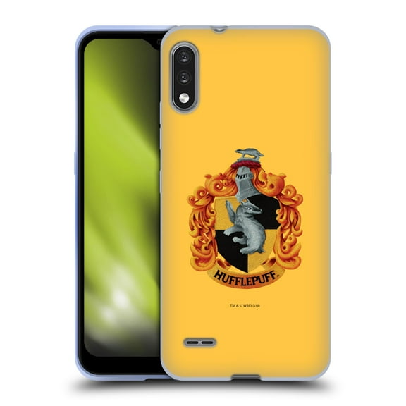 Head Case Designs Officially Licensed Harry Potter Chamber Of Secrets I Hufflepuff Crest Soft Gel Case Compatible with LG LG K22