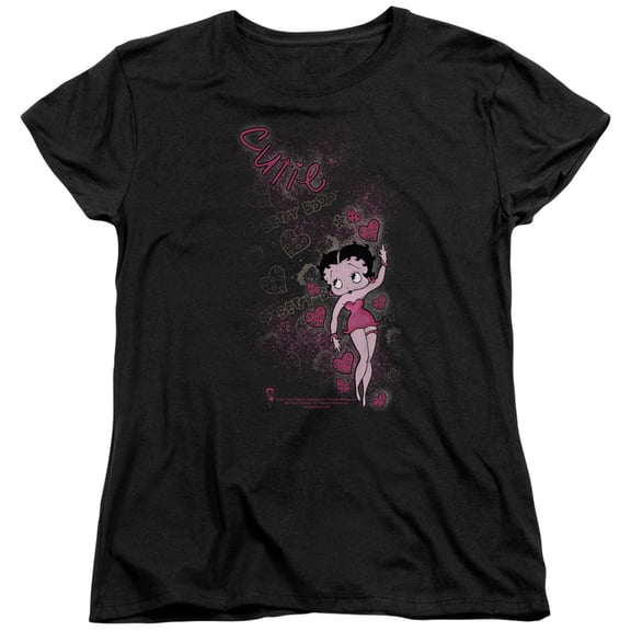 Betty Boop Cutie S/S Women's T-Shirt Black