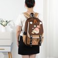 thumbnail image 4 of Mochila para Libros Con Correas Ajustables Carpincho Niñas Y Mochilas Portátiles, 4 of 9