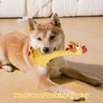 thumbnail image 3 of Rubber Chicken Dog Toy, Squeaky Chew Toy for Small Medium Large Breeds, Reduces Separation Anxiety, Interactive Fetch Play, Yellow, 3 of 5