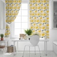 thumbnail image 5 of Summer Lemons Blackout Curtains for Bedroom/Living Room, Modern Botanical Leaves Vintage Thermal Insulated Kitchen Drapes with Grommets, Light Blocking Window Treatment, 2 Panels 42" x 84", 5 of 7