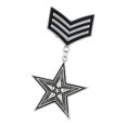 thumbnail image 4 of Uniforme Militar Unisex Yuyangstore Broche Insignia Pin Plata Antigua, 4 of 8