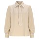 thumbnail image 5 of Ounisa Women's Bow Tie Neck Long Sleeve Buttton Cuff Chiffon Elegant Blouse, 5 of 6