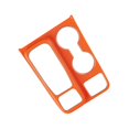 thumbnail image 3 of Cubierta embellecedora PENGJJMXG para panel de control de cambio de marchas de coche con volante a la izquierda para camioneta 2022 2023 marco para portavasos de agua naranja ABS, 3 of 5