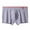 Gray, variant on WIZUTIZ Mens Classic Plaid Underwear Boxers Breathable Comfy Cotton Boxer Briefs Lounge Sleep Shorts